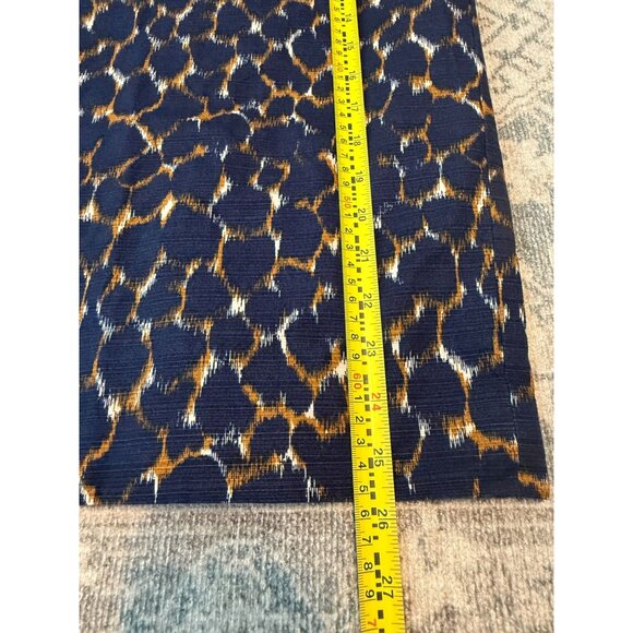 Boden Women's Lined Pencil Skirt Size 6L Navy Pattern Preppy Office Workwear - Picture 8 of 9